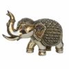 Brass Made Hand Carved Decorative Elephant Figure