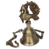 Hanging Brass Metal Made Designer Bell With Chain