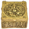 Brass Ganesh Carving Box