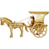 Horse Cart Made In Brass With Antique Look