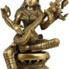 Brass Saraswati Statue  13 Inch