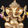 Brass Ganesha Statue 9″