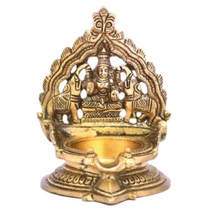 Brass Diya  Gaj Laxmi| Deepak | Oil Lamp