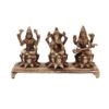 Laxmi, Ganesha And Saraswati Statue Of Brass